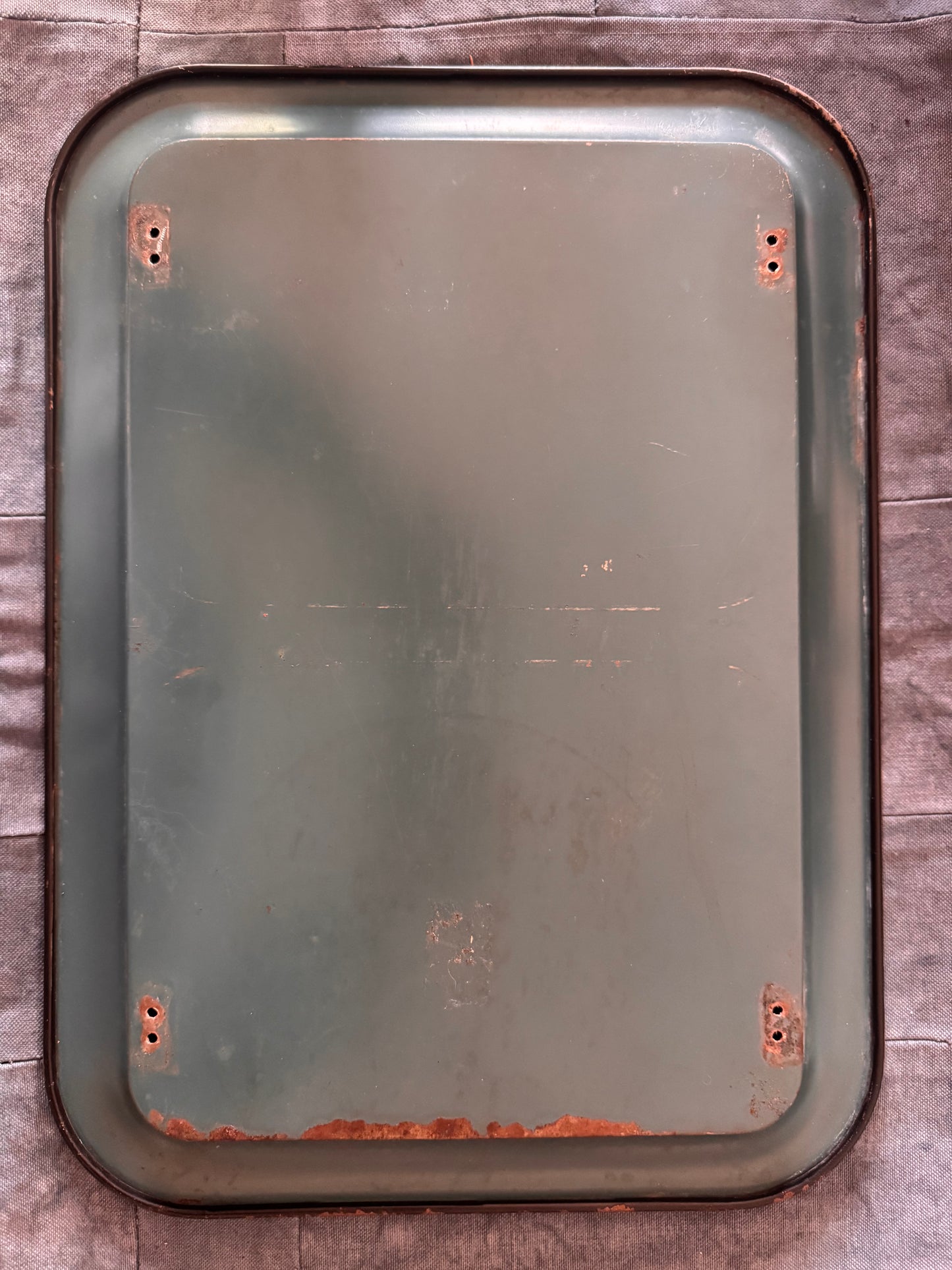 Vintage Floral Tole Tray