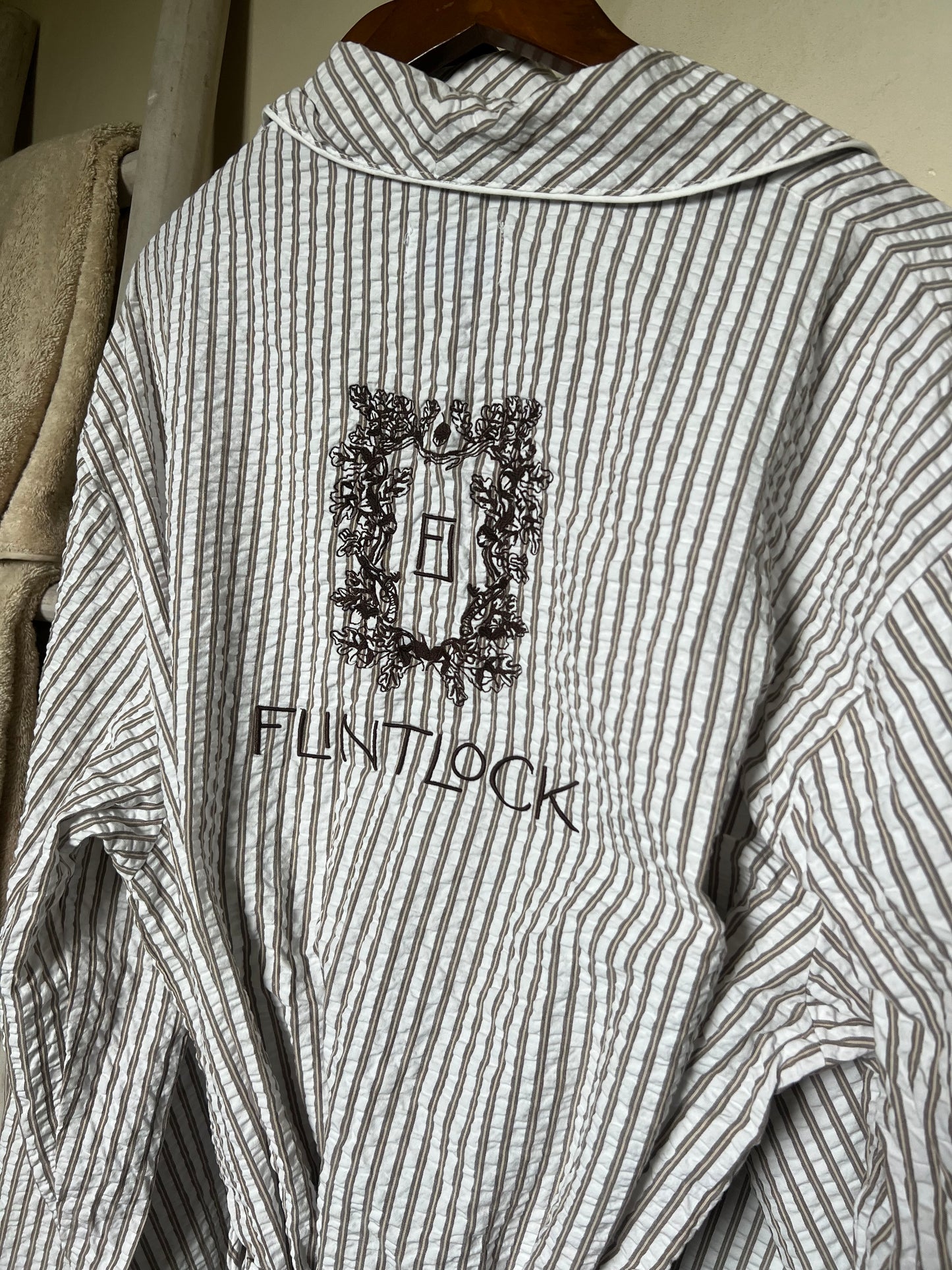 Custom Robe with Flintlock Logo