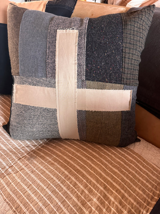 26x26 Recycled Wool and Felt - Euro Pillow Cover