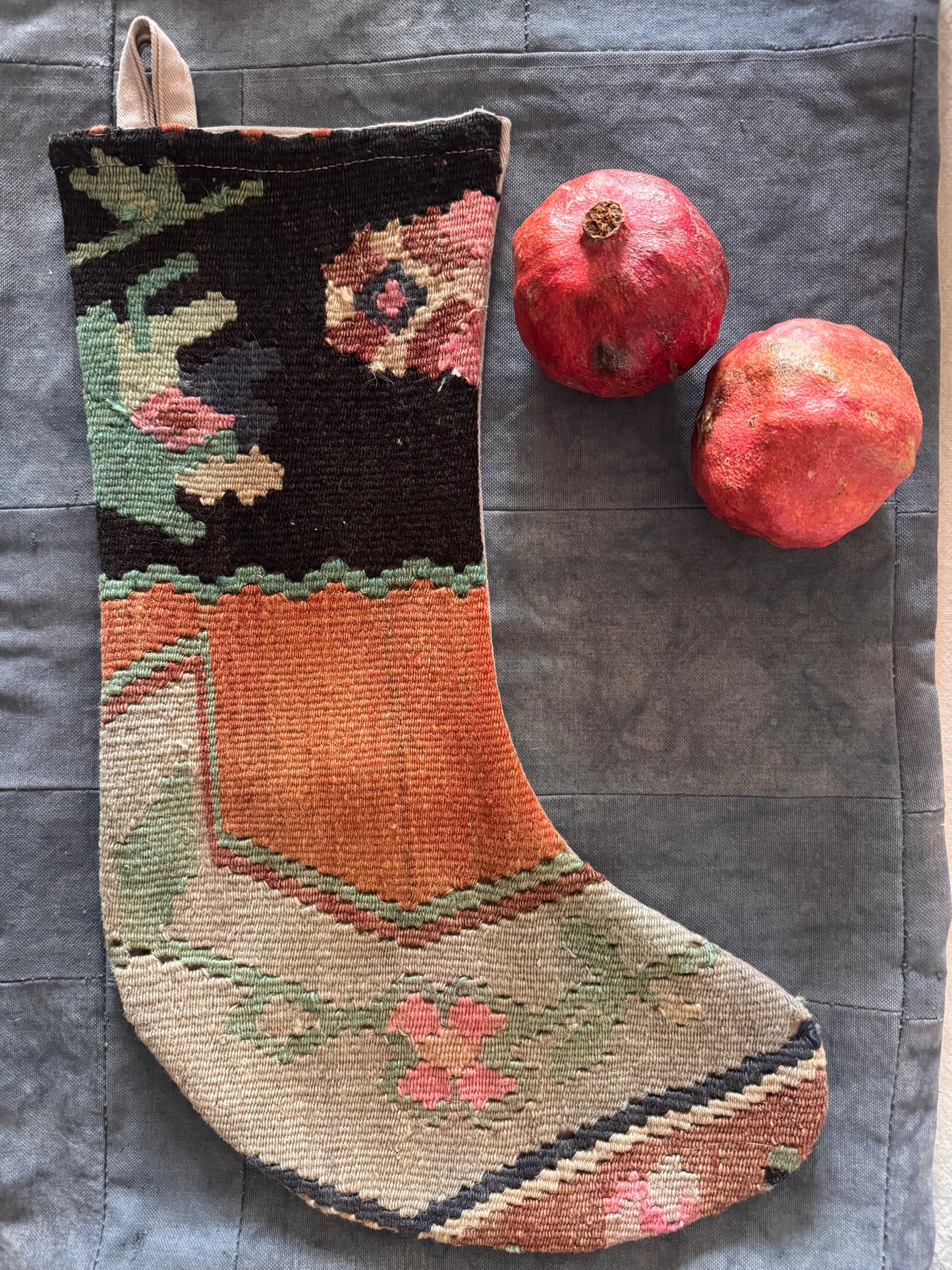 Kilim One of A Kind Stocking -