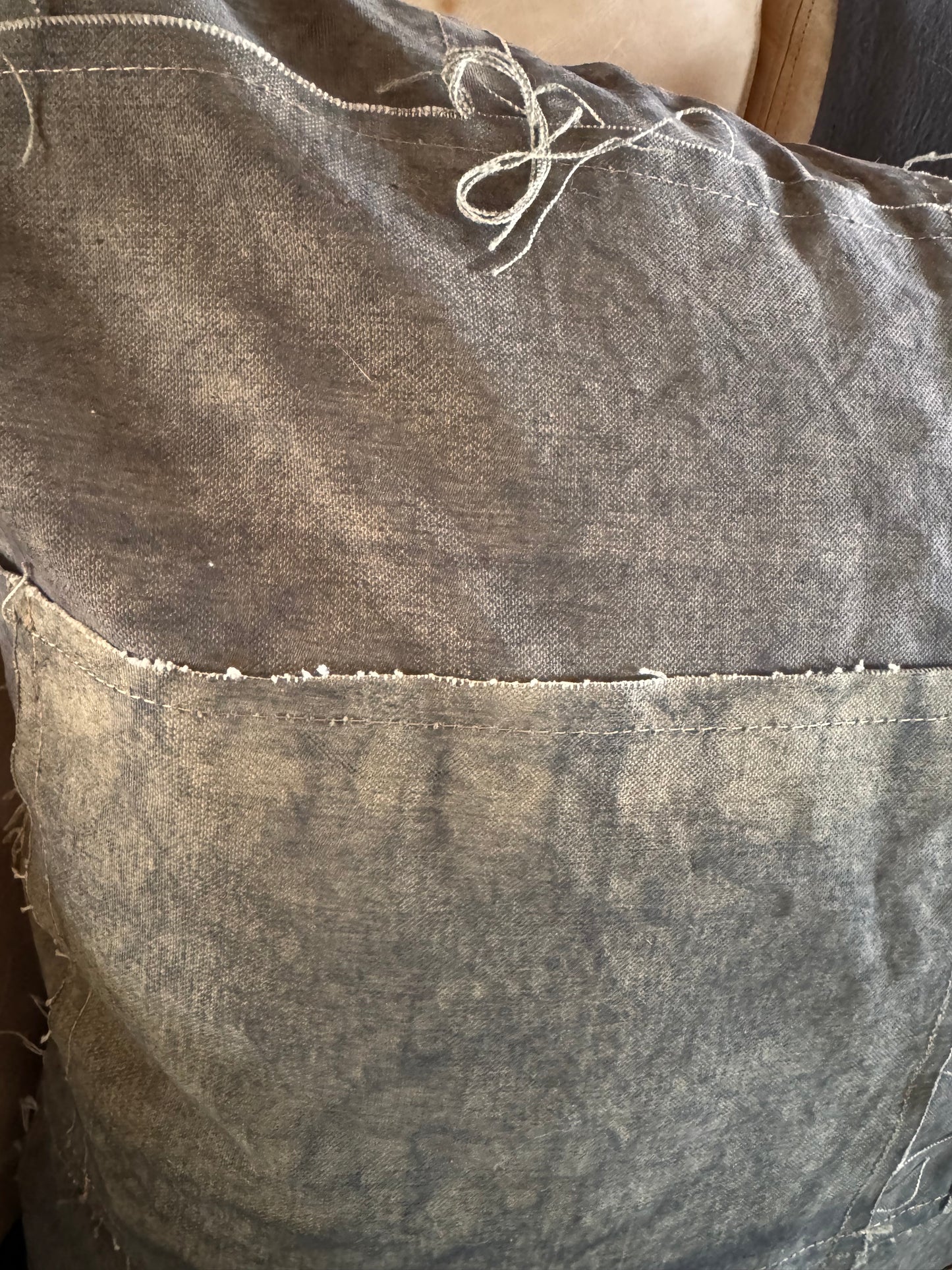 26x26 Recycled Patchwork Denim - Euro Pillow Cover