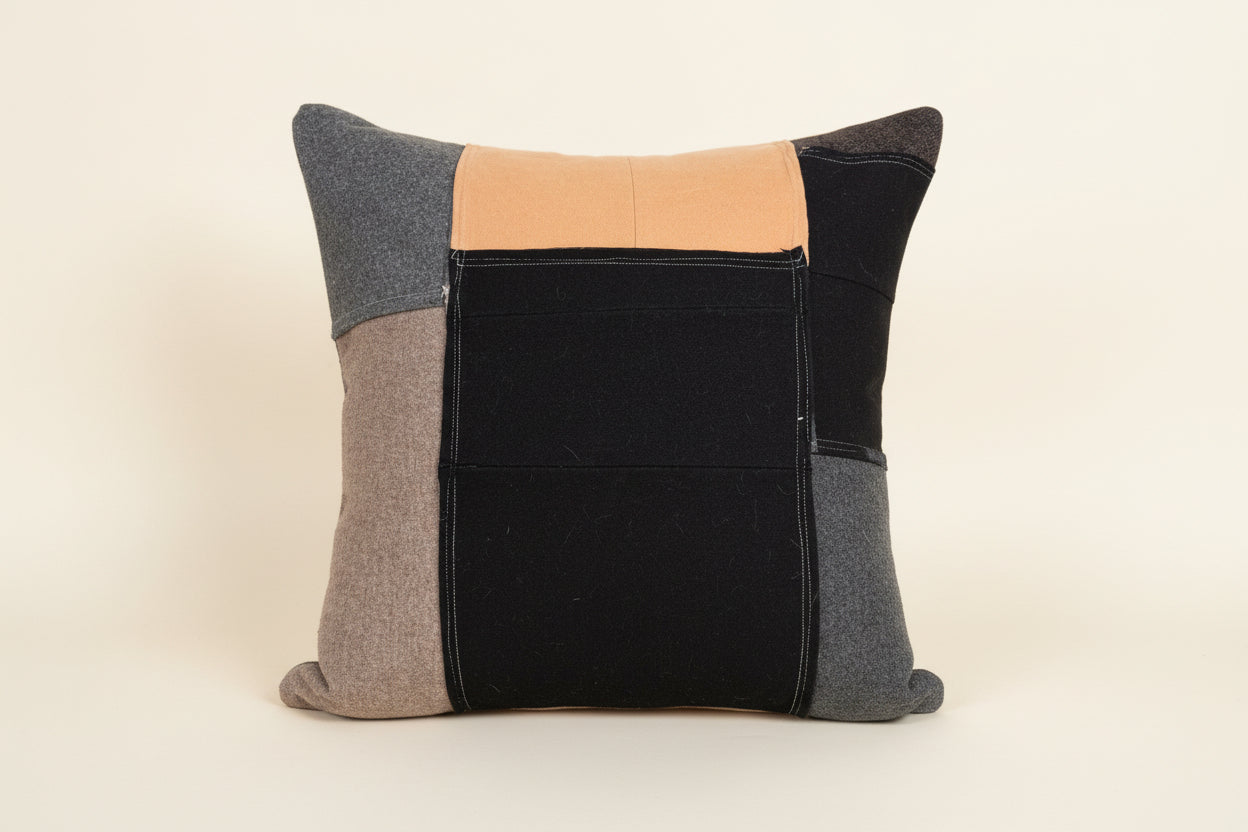 26x26 Recycled Wool and Felt - Euro Pillow Cover (Reversible)