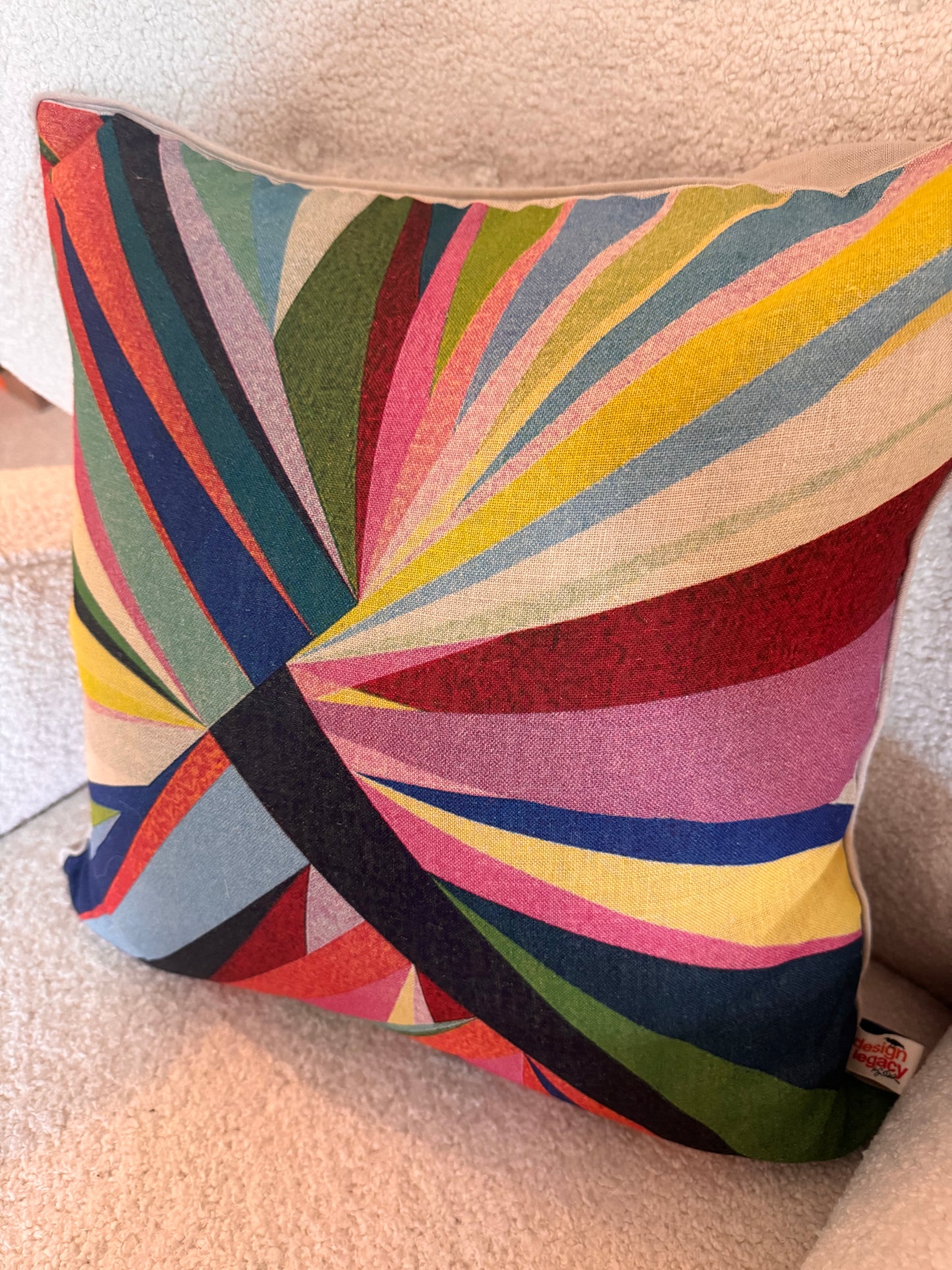 20x20 Kaleidoscope Pillow with Down Insert