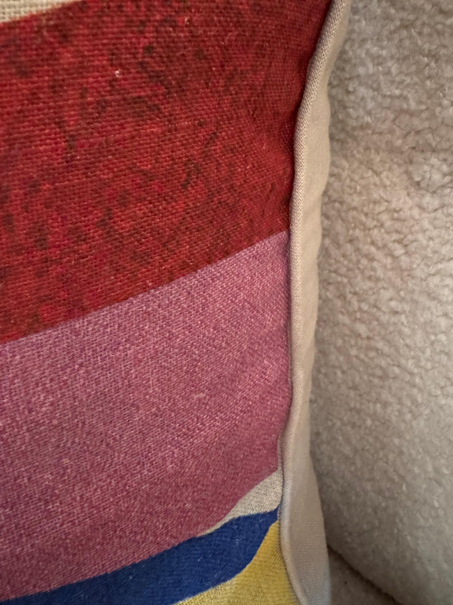 20x20 Kaleidoscope Pillow with Down Insert