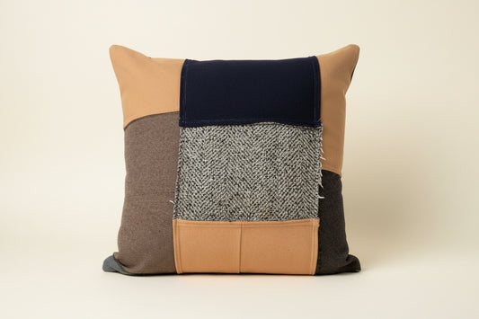 26x26 Recycled Wool and Felt - Euro Pillow Cover (Reversible)